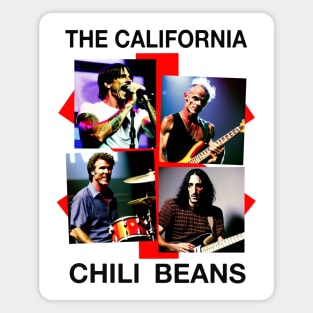 The California Chili Beans Cursed Band PARODY Alternate Universe Knock Off Brand Magnet